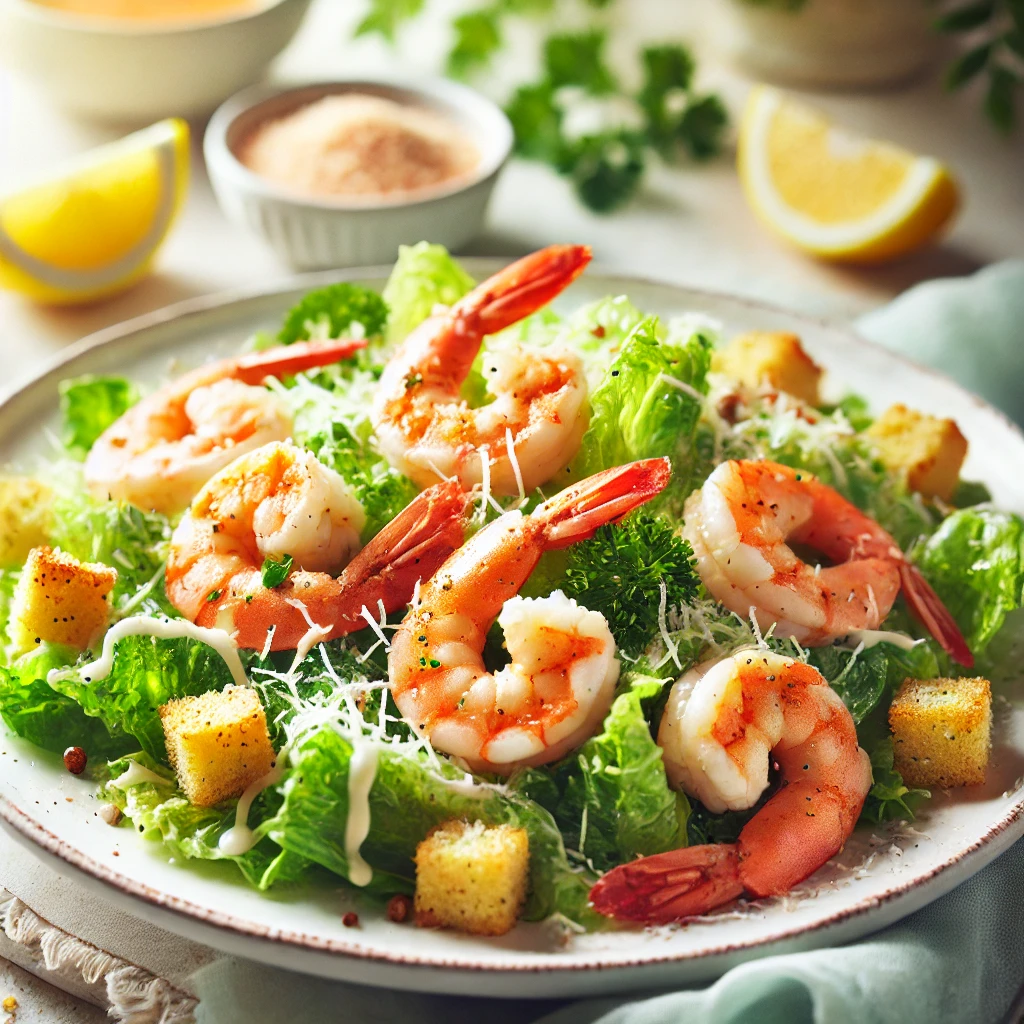 Caesar-salad-with-shrimps