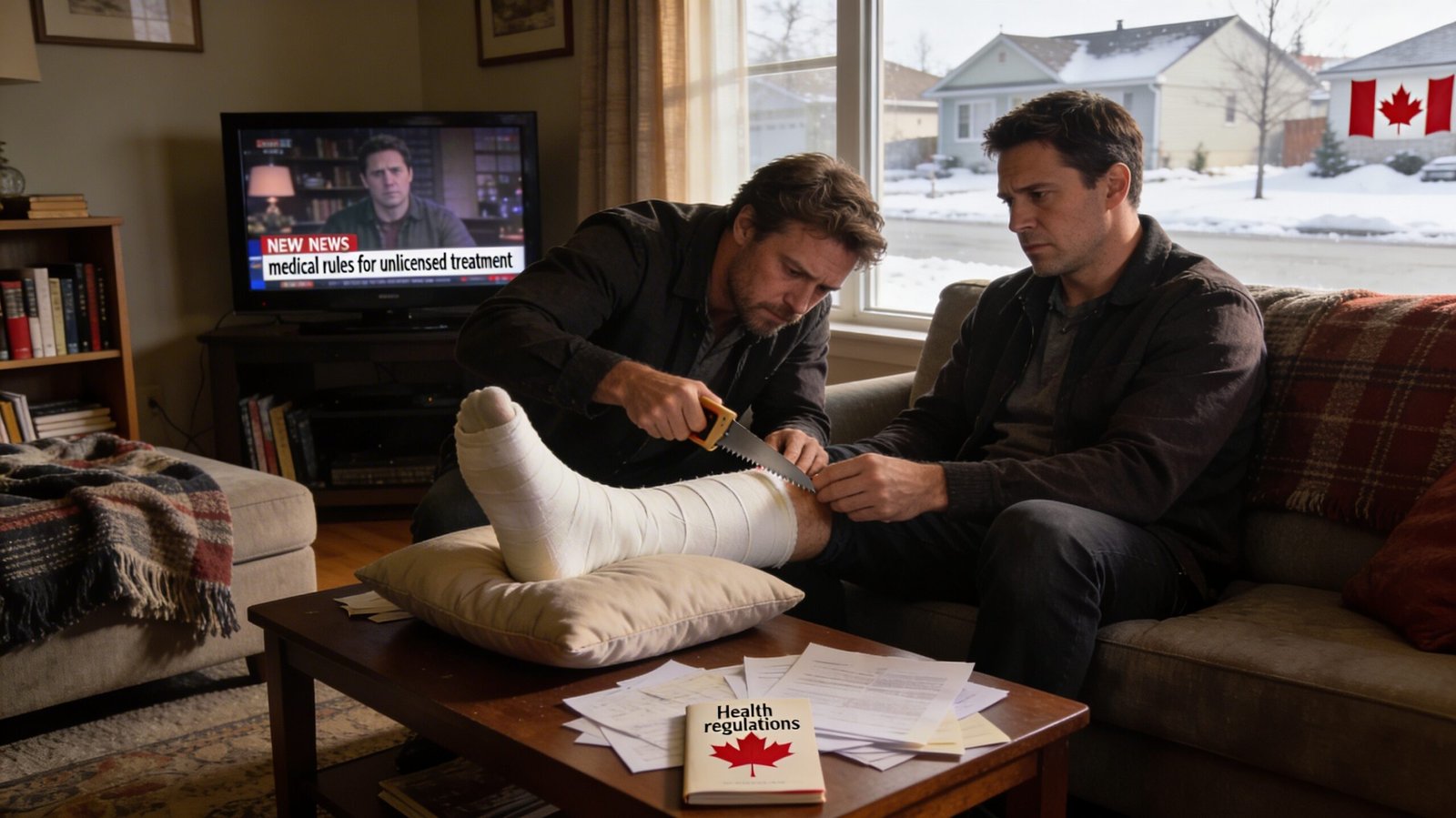 Chem v Kanade opasna dlja zakona domashnjaja medicina s gipsom