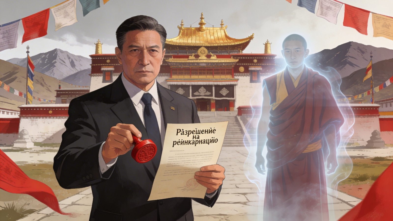 Kitaj-reinkarnacija pod kontrolem vlastej